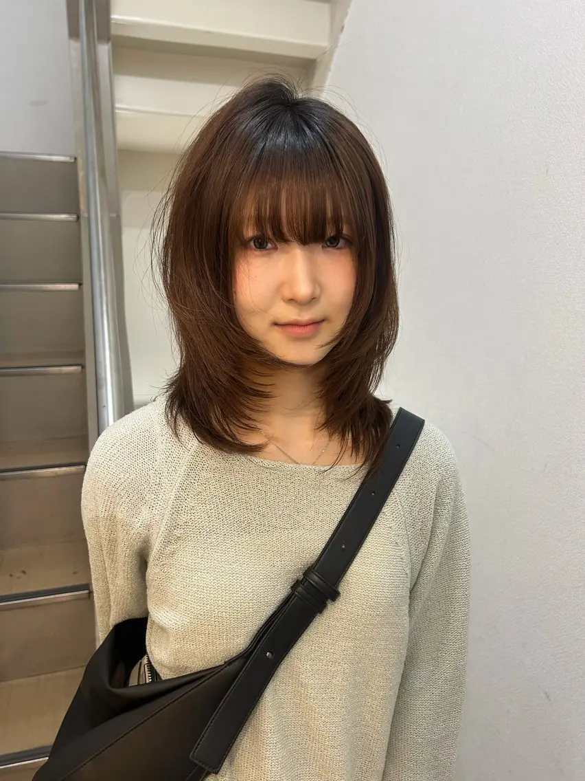 ミディアム カット hair&eye🎀 /momoKaのヘアスタイル