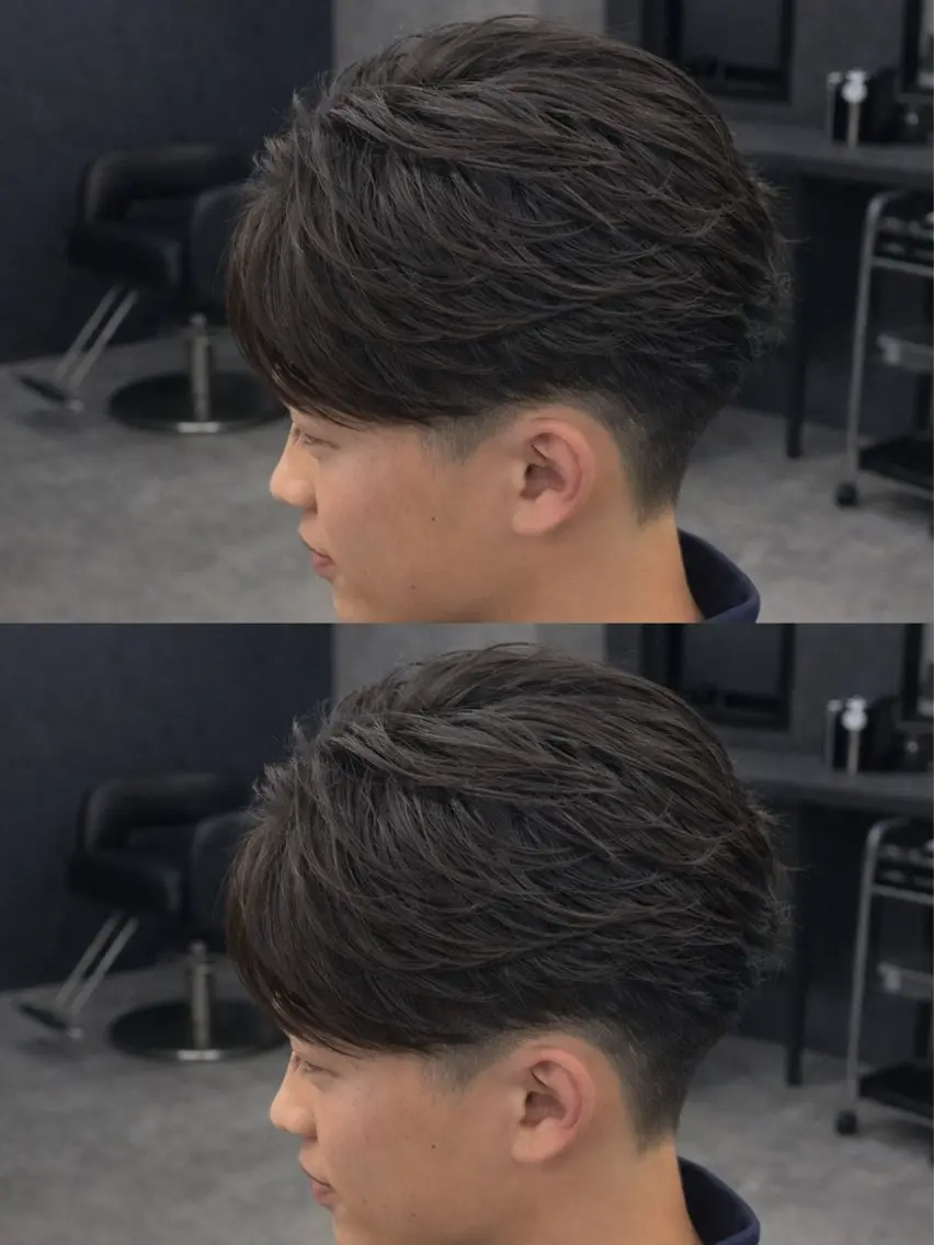 ミディアム パーマ ヘアアレンジ メンズ ミディアムパーマ メンズパーマ メンズツイストパーマ 波巻きパーマ ツイストパーマ 🔥ニュアンス フェザー小林海斗🔥のヘアスタイル