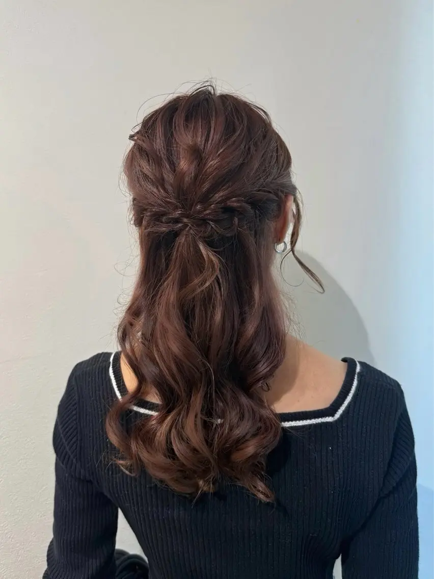 ヘアアレンジ ヘアセット モテhair♡.* マツエク/さくら🍨のヘアスタイル