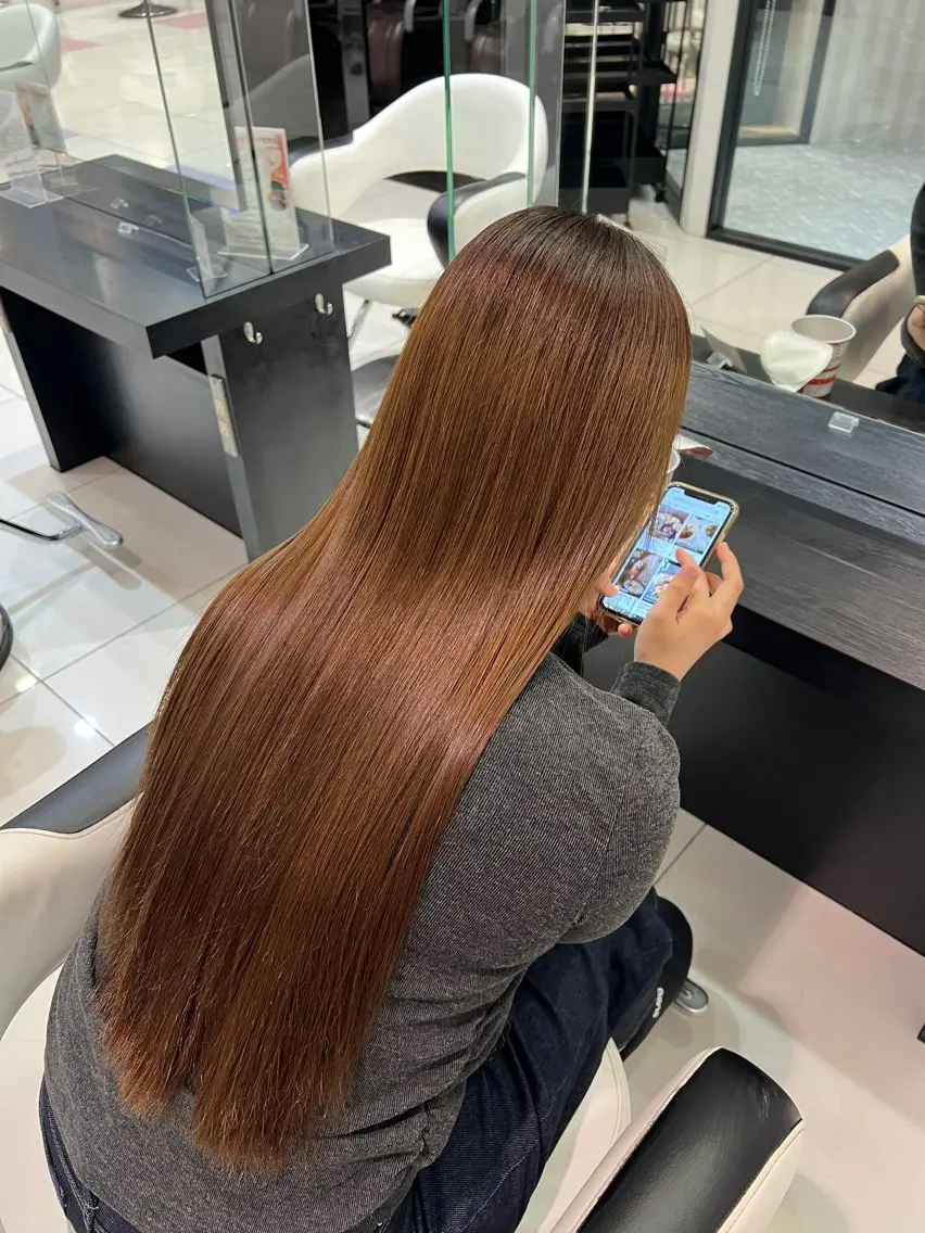 ロング 清水 星奈のヘアスタイル