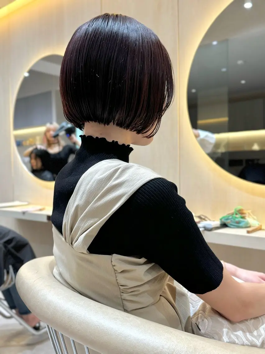 ミディアム 🩵縮毛矯正・ボブ 岩原朋也🩵のヘアスタイル