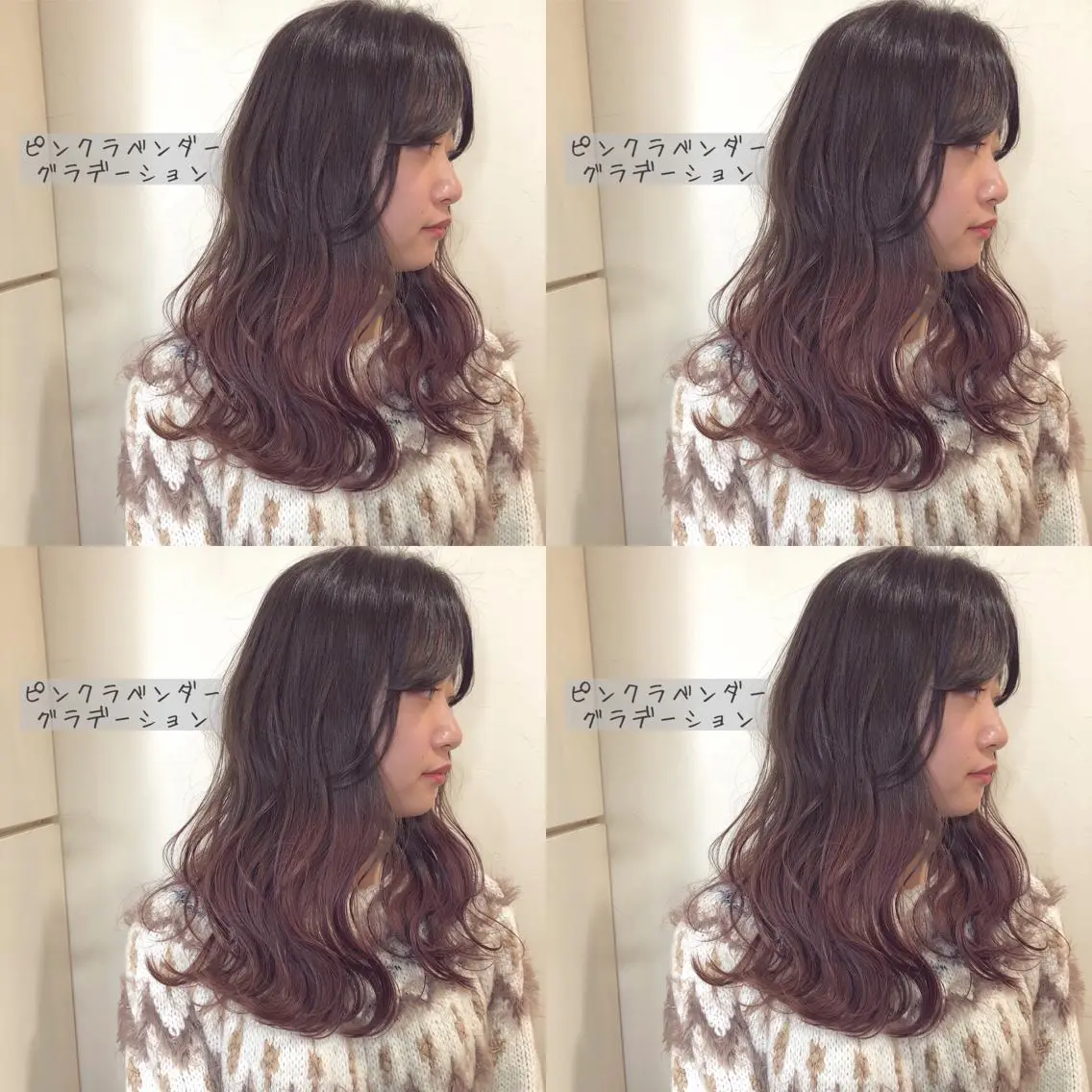 セミロング カラー ブリーチ あさだ しゅうたろうのヘアスタイル