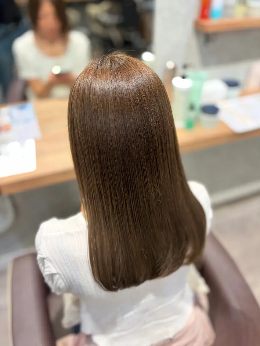 ロング ヘアカラー トリートメント ハイライト/ 銀座/KANAのヘアスタイル