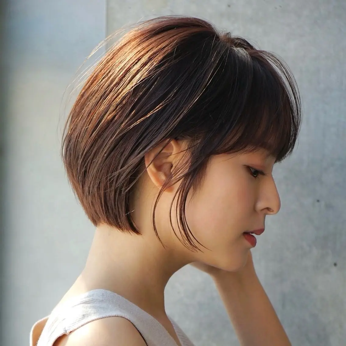 ショート ショートボブ ボブ ショートヘア 顔周りだけで垢抜ける /レイヤー/小池 祐のヘアスタイル