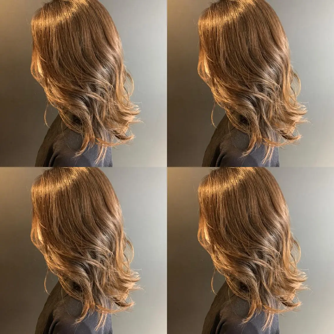ミディアム カラー ベージュカラー カット ヘアカラー トリートメント ✨レイヤー/髪質改善 /縮毛矯正✨ナカムラのヘアスタイル