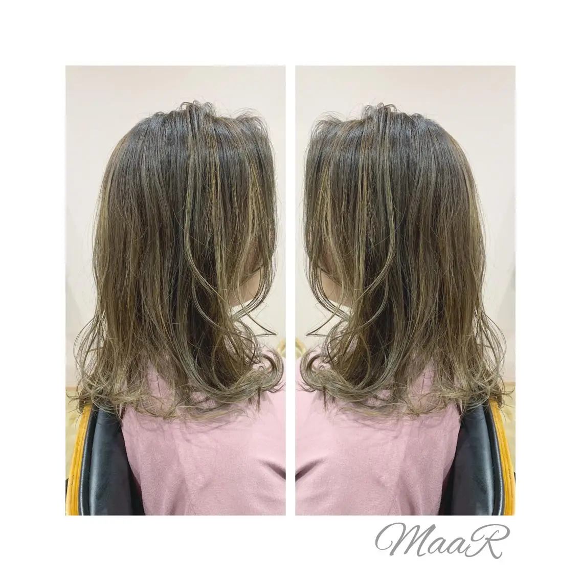 ミディアム Asuka Mabuchiのヘアスタイル