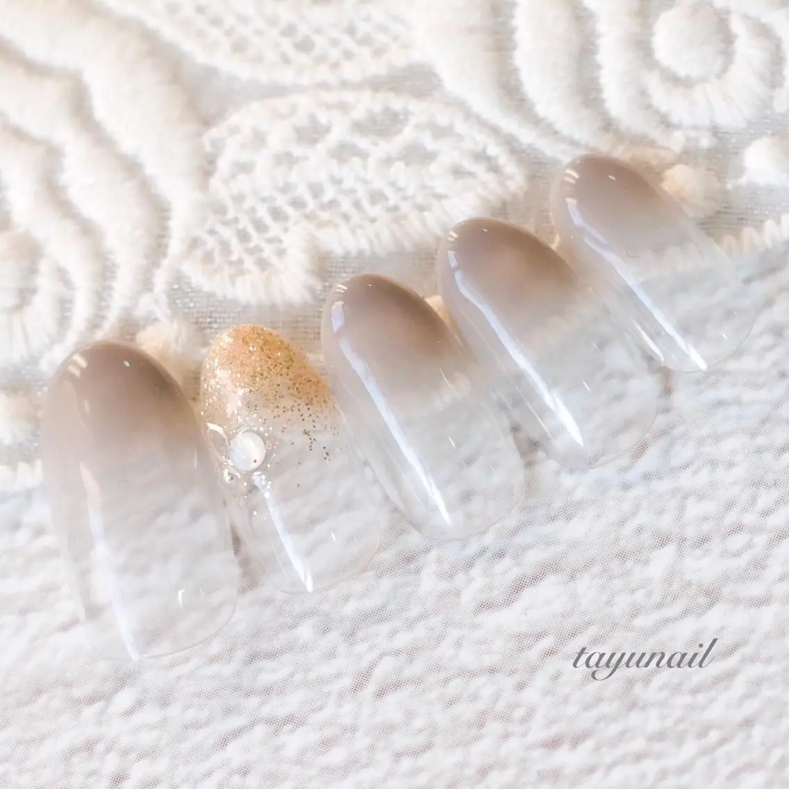 ネイル アートネイル ジェルネイル グラデーション ニュアンスネイル ワンカラーネイル ハンドネイル ネイルサロン 【たゆnail】のネイルデザイン