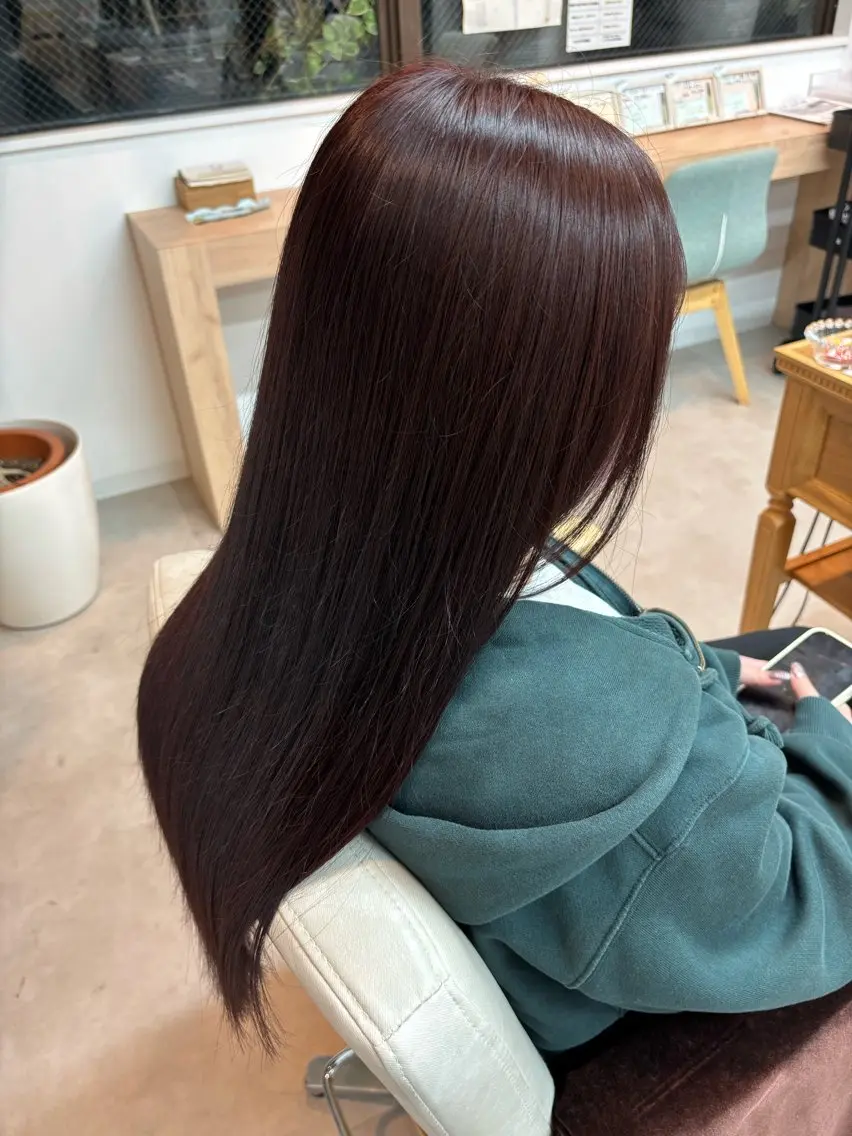 【🫧6月限定特別価格🫧】カット＋ブラウンカラー✂️🤎の写真