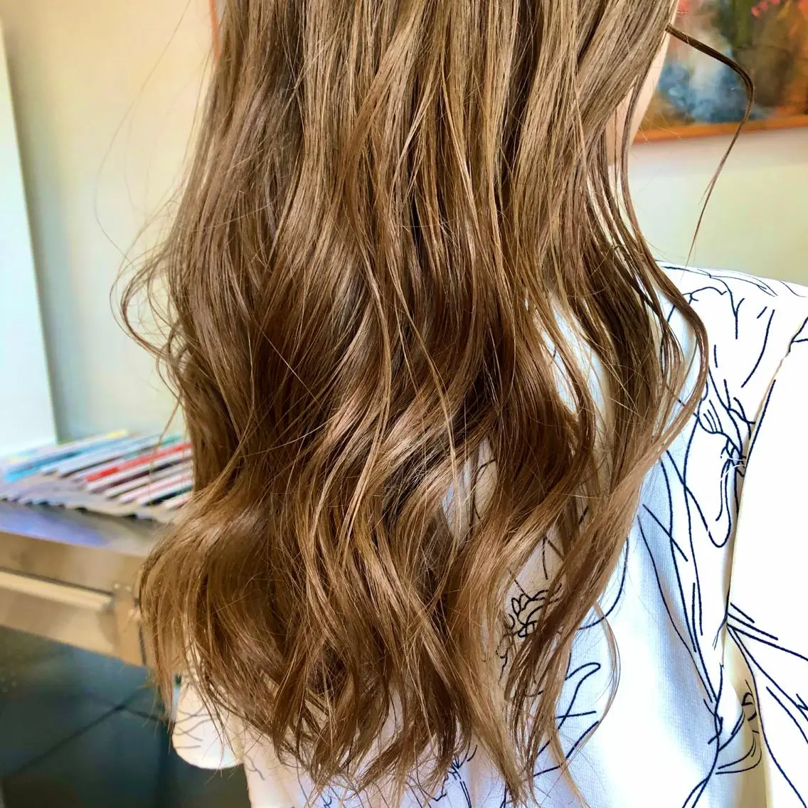 ロング 鶴﨑 美優亜のヘアスタイル