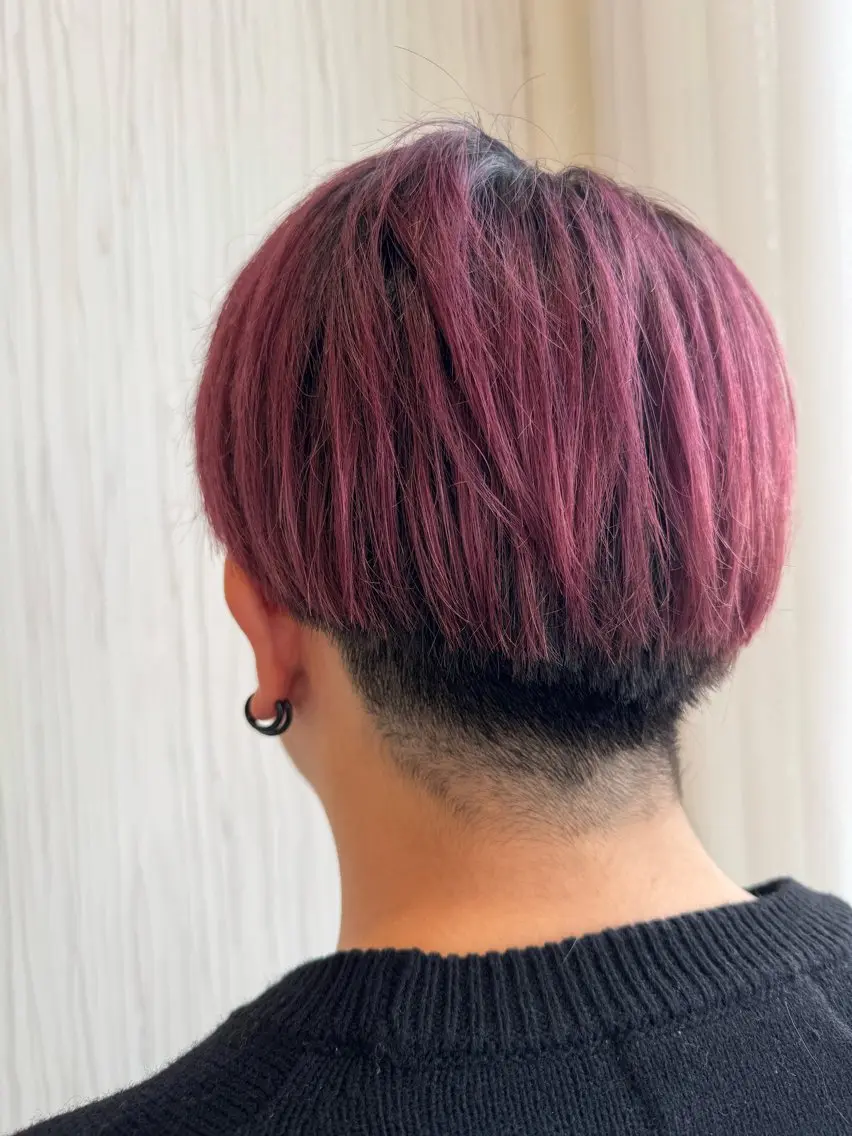 メンズ メンズブリーチ カット ヘアカラー 松尾 怜奈のヘアスタイル
