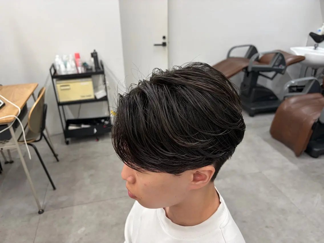 ショート パーマ カット パーマ メンズパーマ外屋敷 航のヘアスタイル