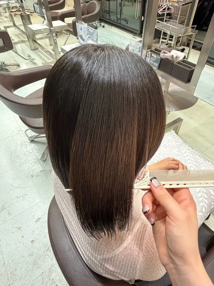 ショート 髪質改善 WiLL 梶岡日菜のヘアスタイル