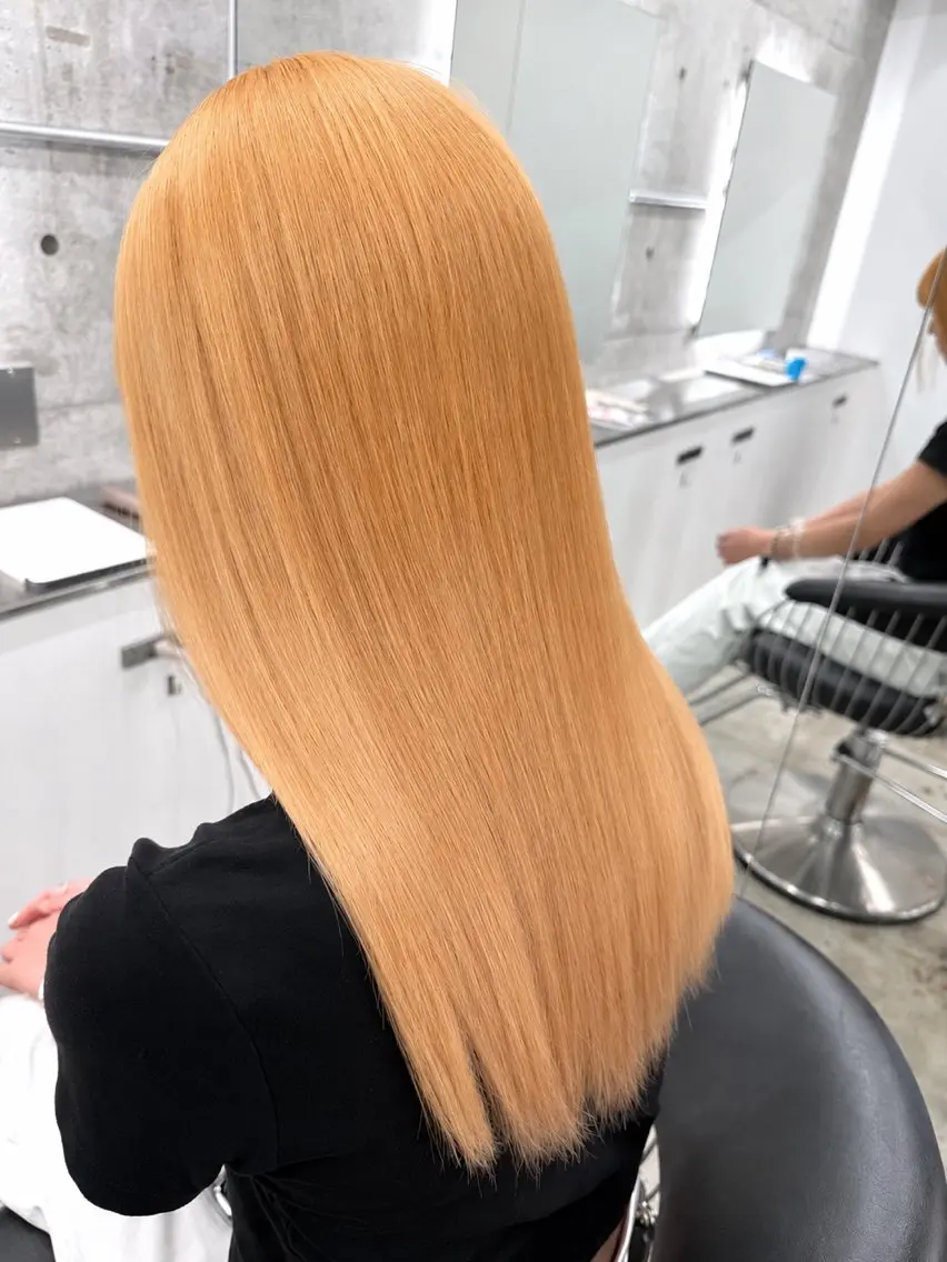 ロング ヘアカラー トリートメント 艶髪カラー🫧 髪質改善🪽あいとのヘアスタイル