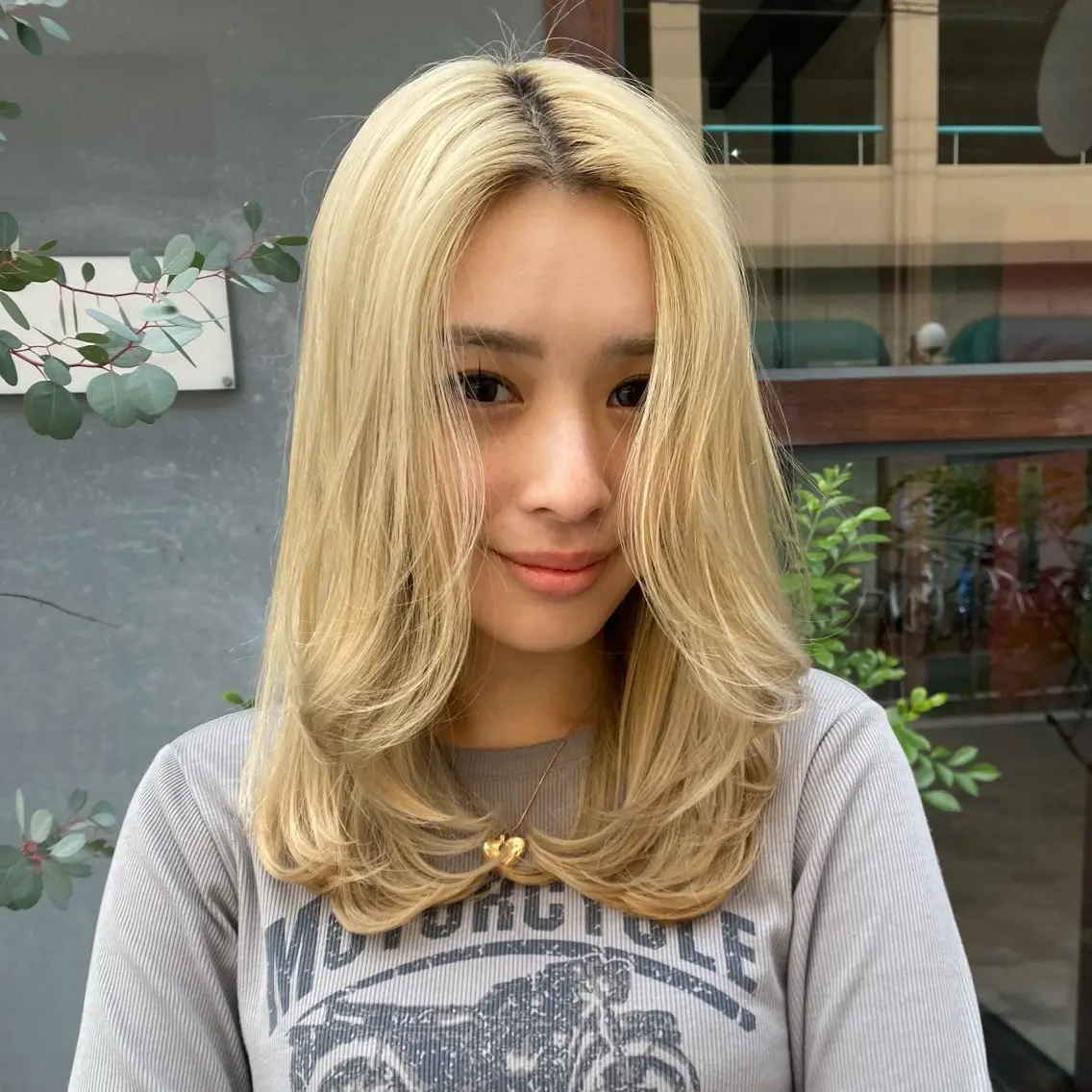 ミディアム ヘアカラー 店長【似合わせヘア】 前杉健太のヘアスタイル