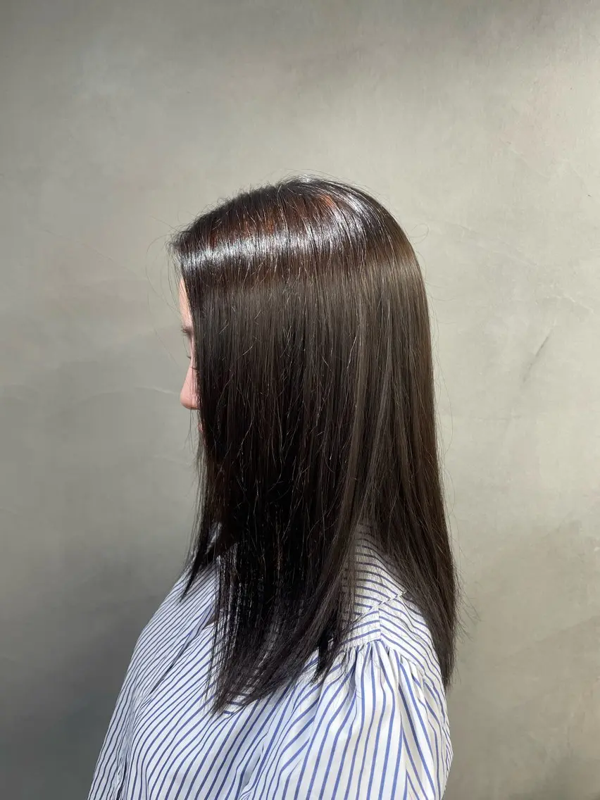 ロング 初パーマ支持率◎松田 優斗のヘアスタイル