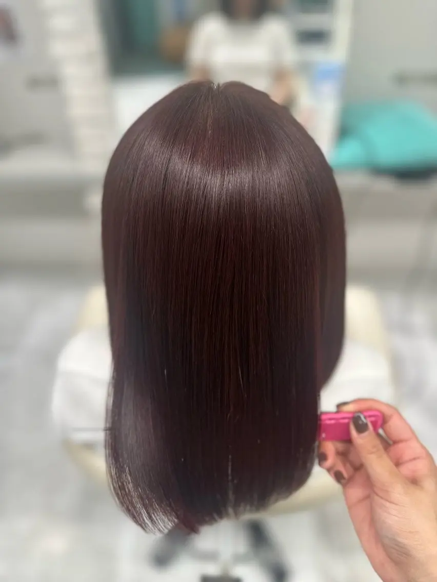 ミディアム カラー ヘアカラー トリートメント Lee Horie MIUのヘアスタイル