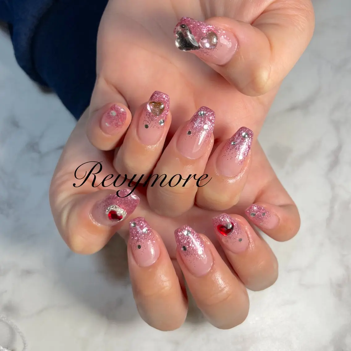 ネイル ジェルネイル 韓国ネイル ニュアンスネイル オフィスネイル シンプルネイル nail salon Revymoreのネイルデザイン