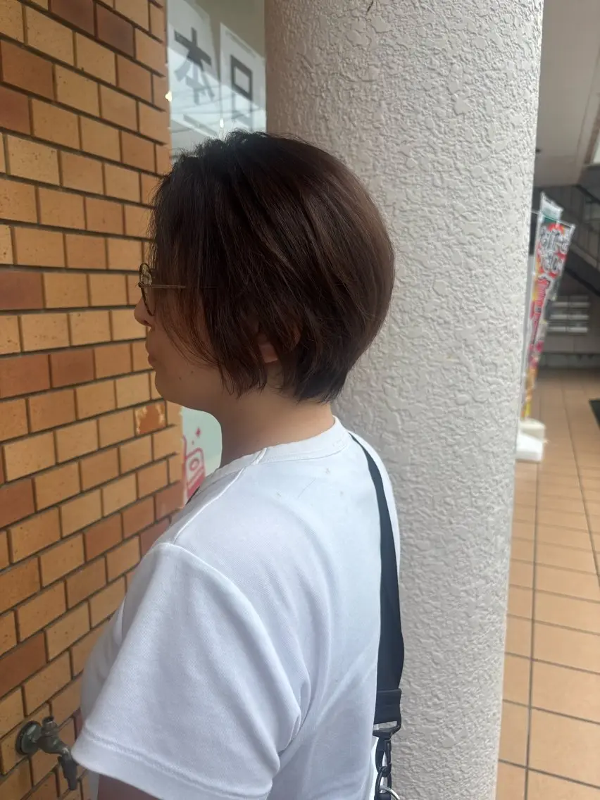ショート ショートボブ ボブ レイヤーカット ショートヘア 大塚 隆太のヘアスタイル