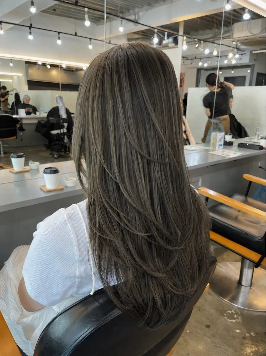 ロング カラー カット ヘアカラー トリートメント 🌛ダブルカラー 🌜SAYAKAのヘアスタイル