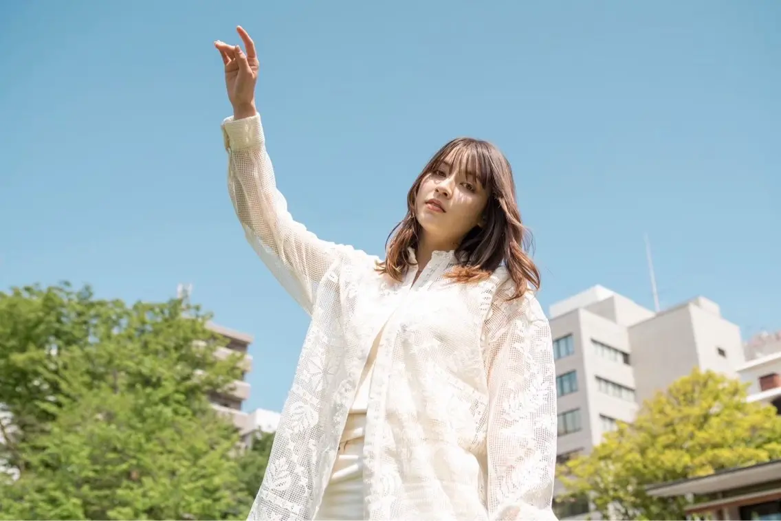 ミディアム たなか ゆうなのヘアスタイル