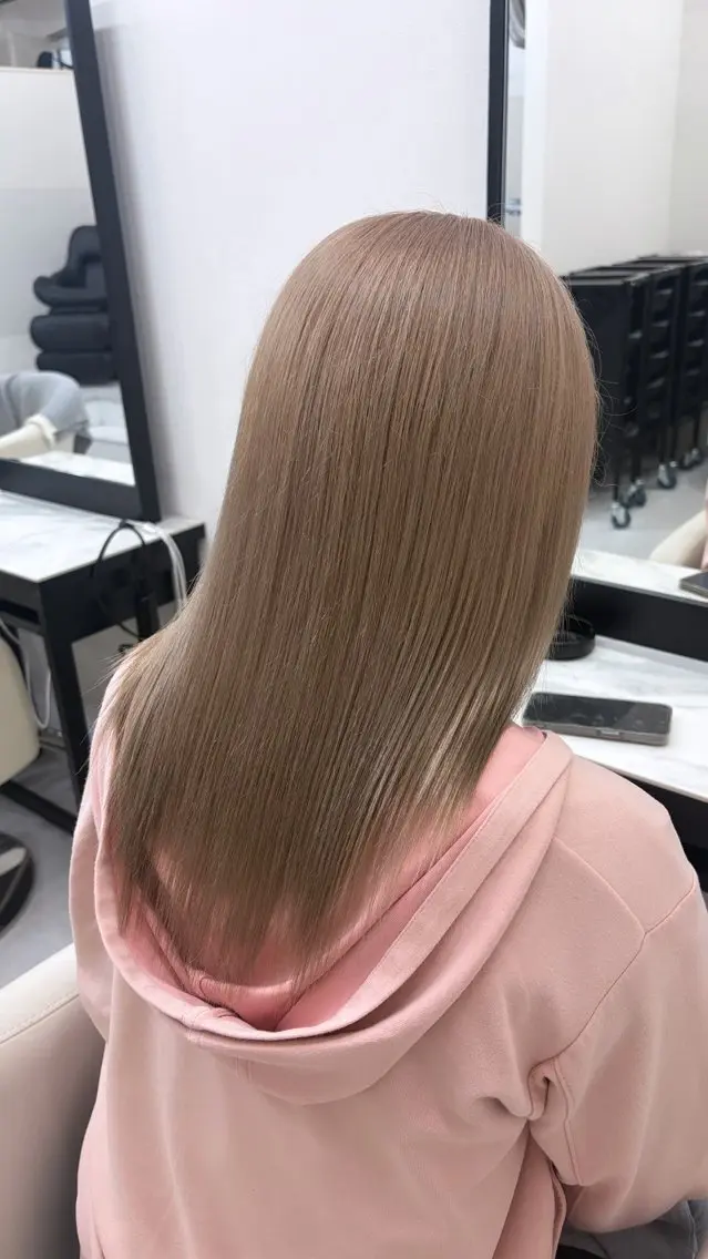ミディアム ヘアカラー 新宿/ハイトーン /エクステゆきののヘアスタイル