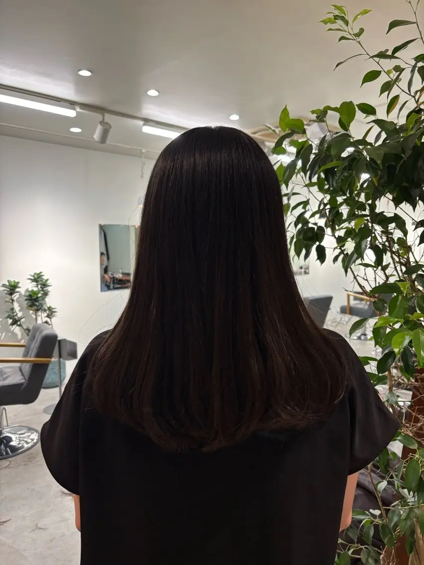 ロング 村田 杏のヘアスタイル
