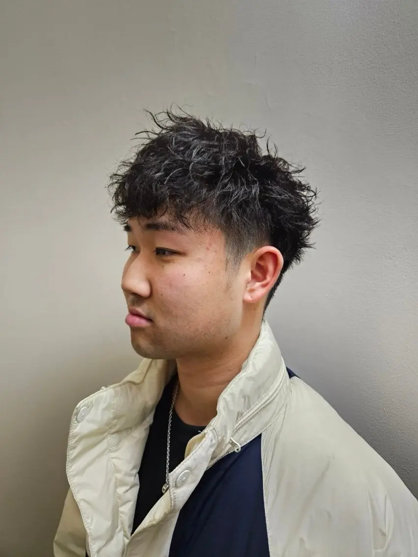 ミディアム 山道 啓介のヘアスタイル