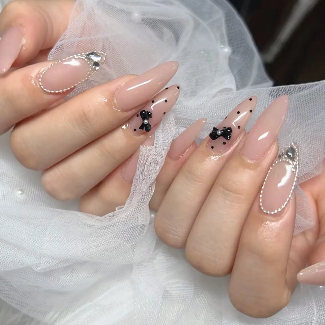 セミロング ハンドネイル y's beauty京橋店のネイルデザイン