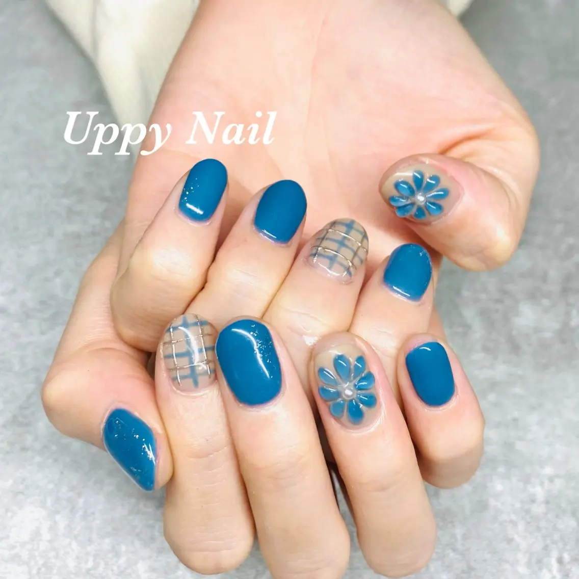 ネイル フラワーネイル ぷっくりネイル ハンドネイル Uppy Nail ukyoのネイルデザイン