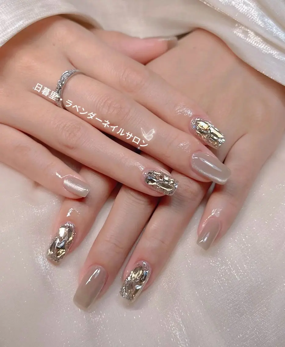 ネイル ハンドネイル ラベンダー💖日暮里 ルル💖ネイルのネイルデザイン