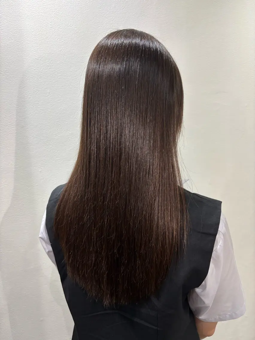 カット 縮毛矯正 望月 星音🎀🎶のヘアスタイル