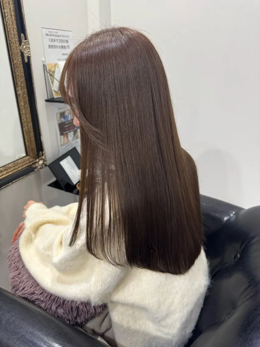 12月28日まで|先着5名【似合うがわからない人へ】お任せカット＋透明感カラー＋TR＋🎁カラー前ダメージ予防ケア付きの写真