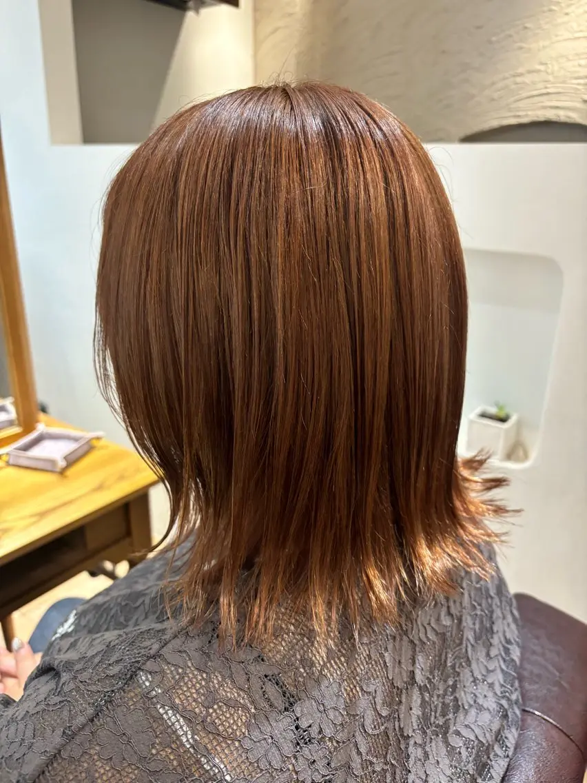 ミディアム カラー ベージュカラー ブリーチ ダブルカラー ブリーチなしカラー ピンクカラー ヘアカラー トリートメント 🌈透明感カラー🌈 🌟吉田祐介🌟のヘアスタイル