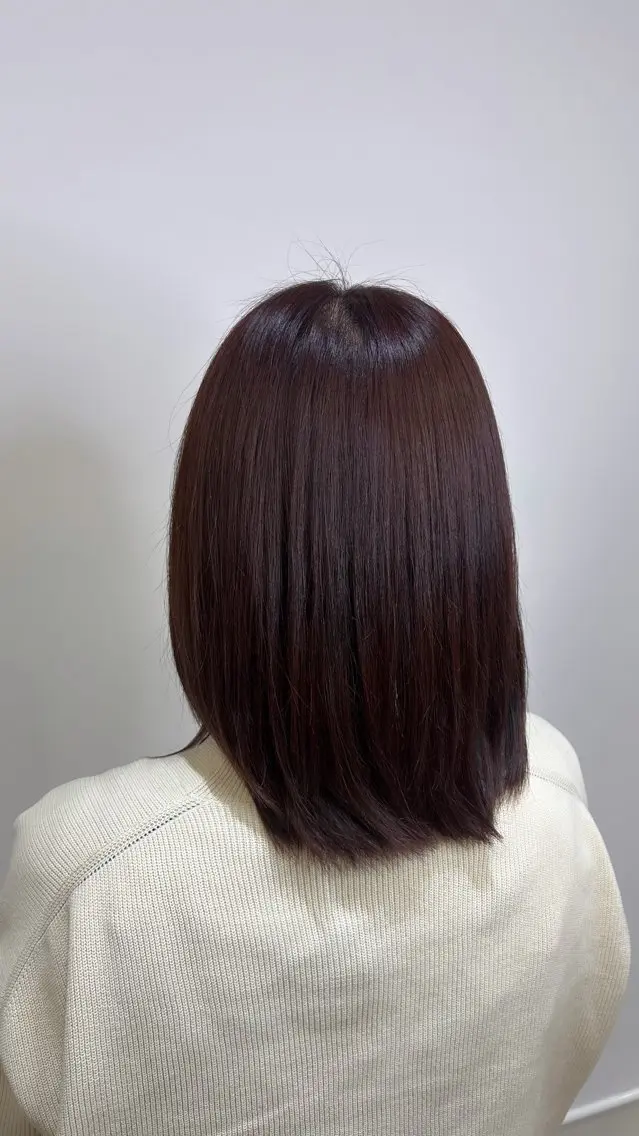 ミディアム カラー ピンクカラー AIRI 🦋のヘアスタイル