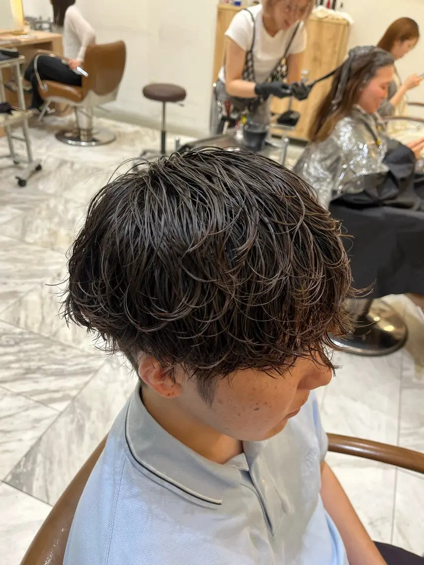 パーマ ATENA/金子 嵩史/髪質改善のヘアスタイル