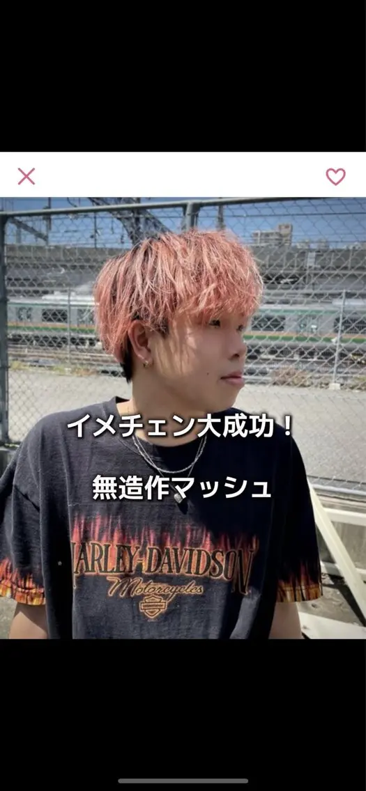 ショート メンズ 🦖櫂斗🦖／ 大宮／透明感カラーのヘアスタイル