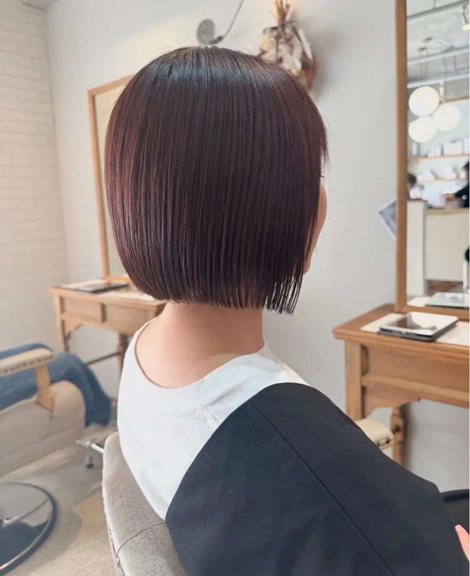 【7月限定🌷】赤みを抑えたアディクシーカラー+トリートメントプレゼント🎁の写真