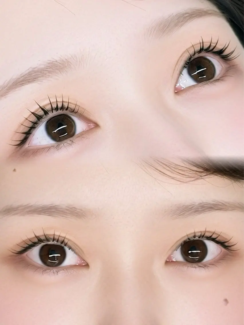 10月限定価格🎀 100本 LEDフラットラッシュ➕コーティング仕上げの写真