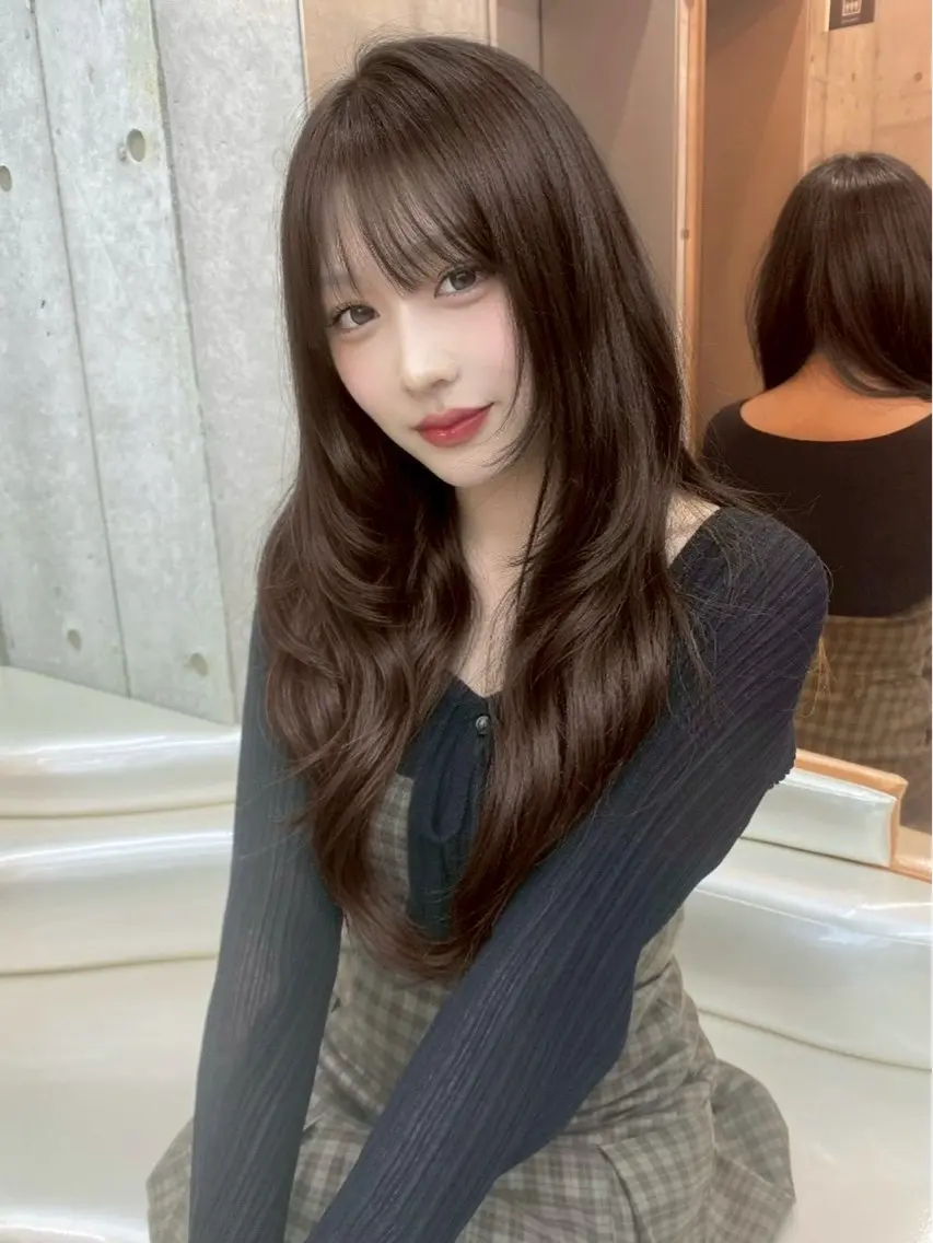 ロング カラー 大宮🎀うる艶矯正 mizukiのヘアスタイル