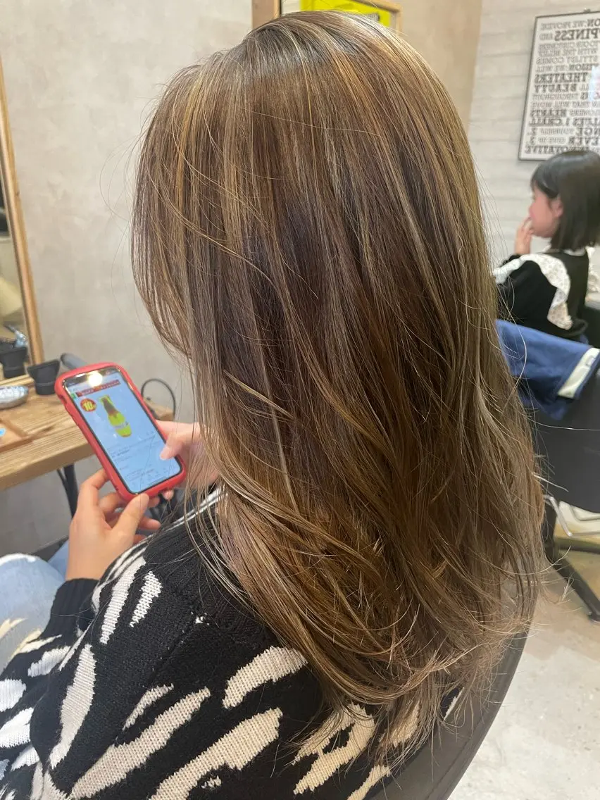 ロング カラー FRANCHIC ✂︎タカハシレン✂︎のヘアスタイル