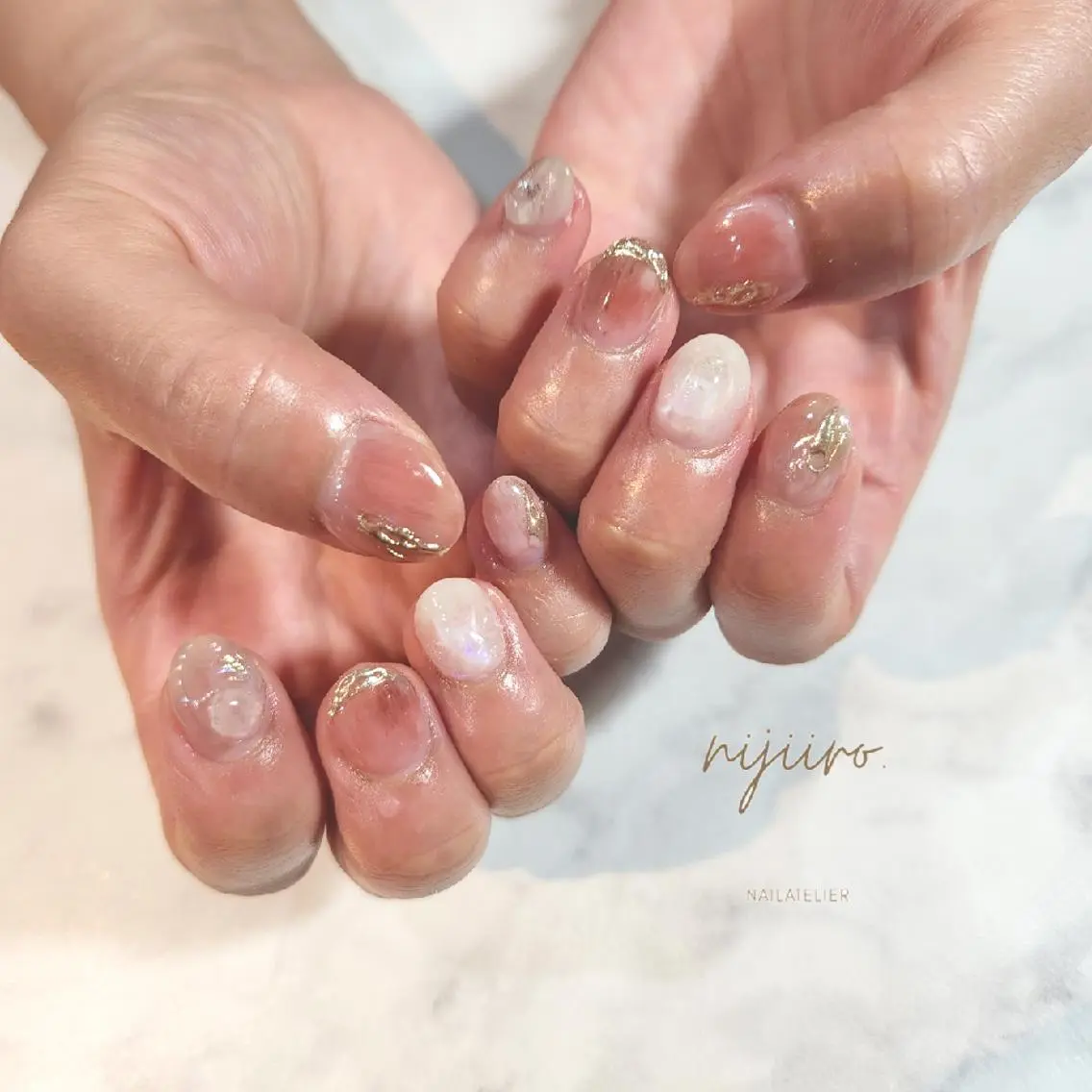 ネイル ハンドネイル nijiiro🌈 サトウのネイルデザイン