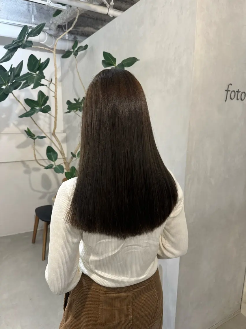 セミロング カット ヘアカラー トリートメント 新宿/顔周りカット +レイヤー=しずく♩のヘアスタイル