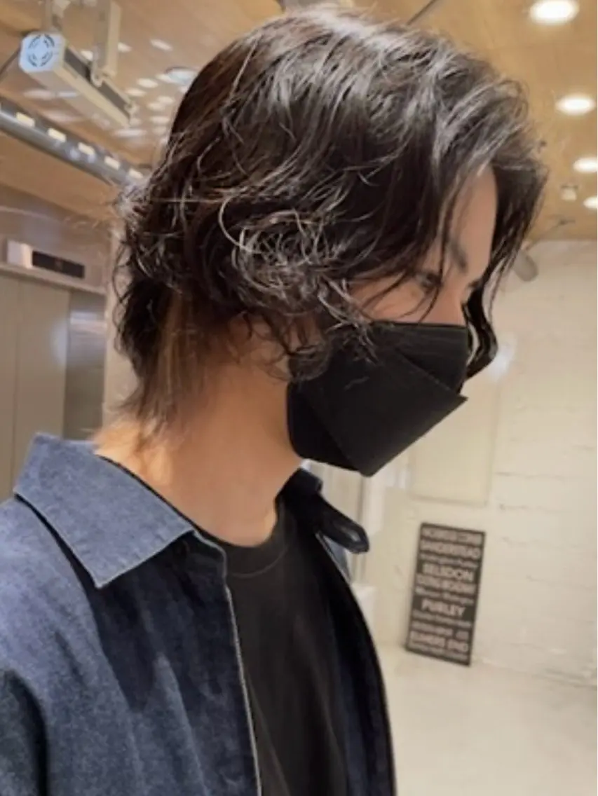 ショート パーマ メンズ カット パーマ ヘッドスパ メンズ多数⚡ブリーチ 特化💚Acchonのヘアスタイル