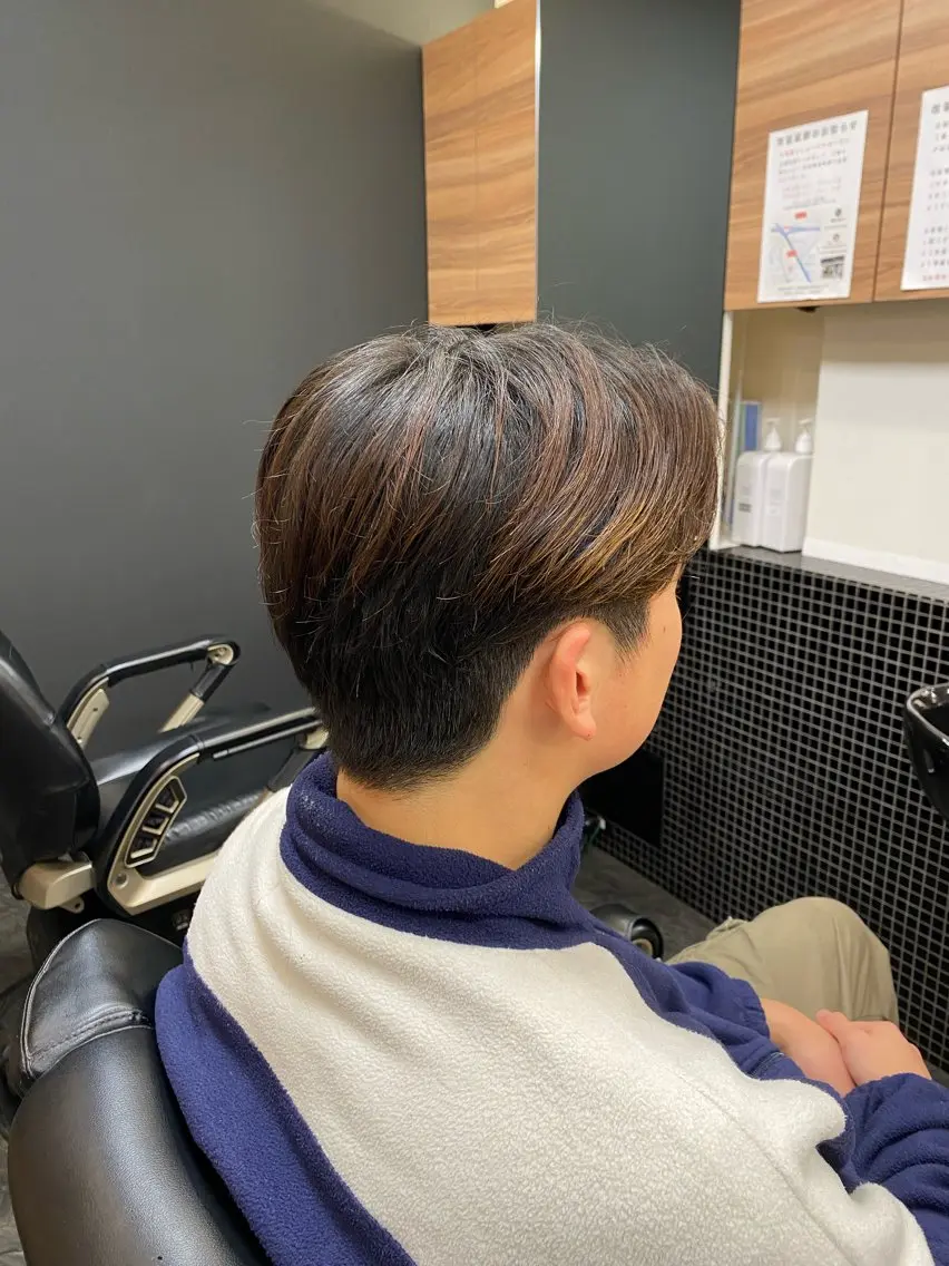 ショート メンズ メンズパーマモデル 大募集中のヘアスタイル