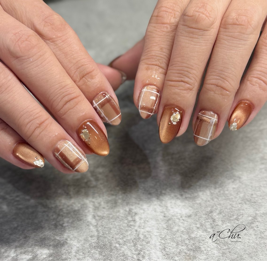 ネイル ジェルネイル ニュアンスネイル オフィスネイル eye&nail🪞 marina🫧のマツエク・マツパデザイン