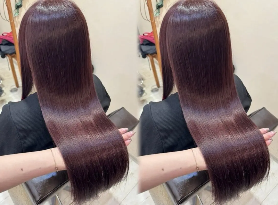ロング カラー ヘアカラー ゆりな🦕マツパ🫧 マツエク/髪質改善✨のマツエク・マツパデザイン
