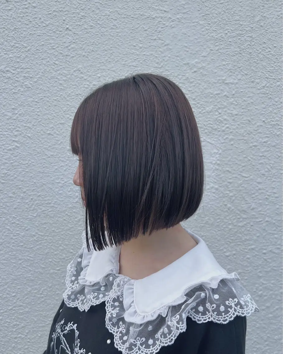 ショート カット 縮毛矯正 トリートメント 似合わせ×扱いやすさ /ボブ/澁谷礼一のヘアスタイル