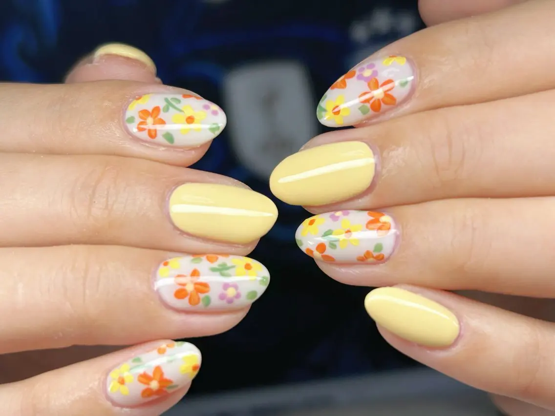 ネイル アートネイル チークネイル 成人式 入学式 長さ出し ハンドネイル Lino Nailのネイルデザイン