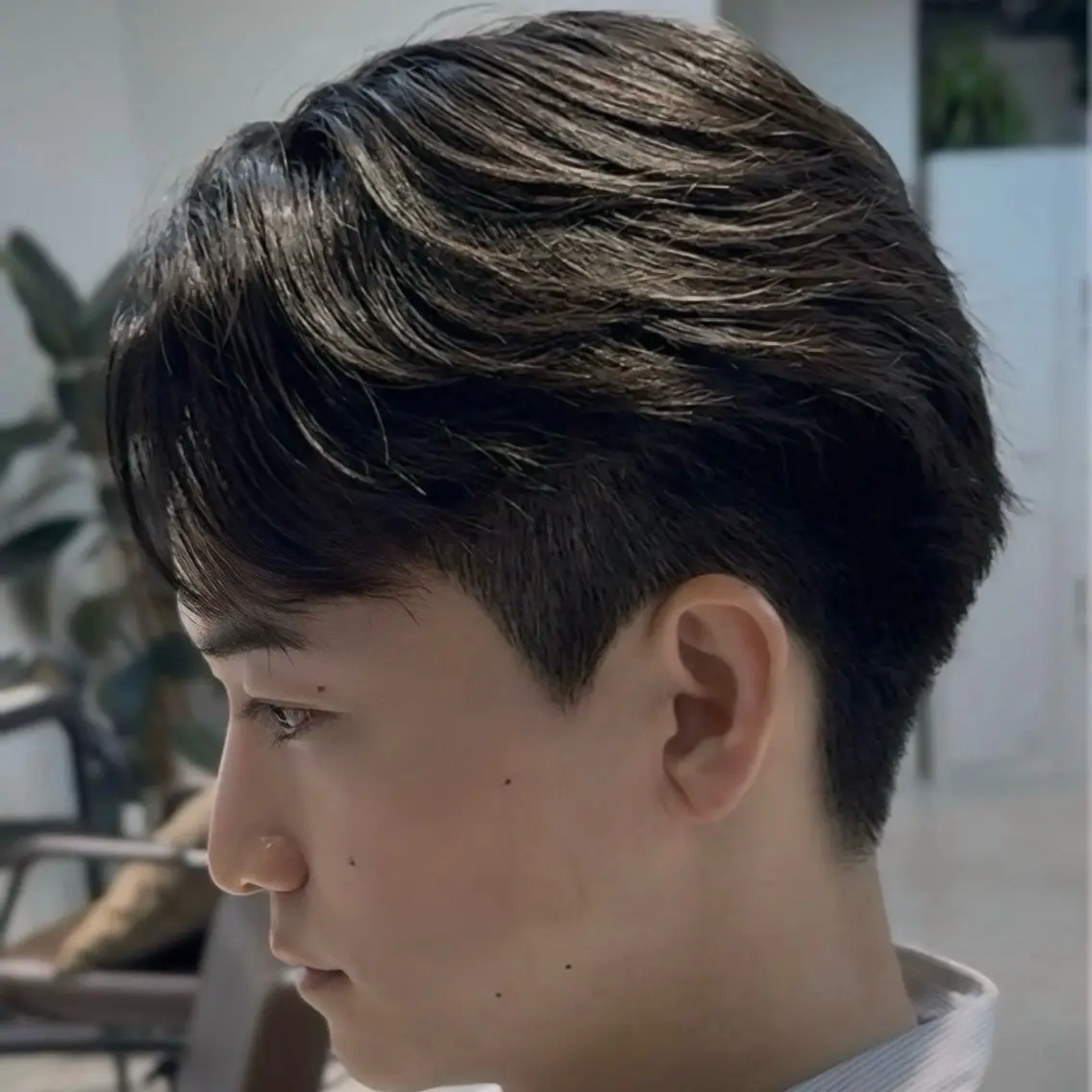 メンズ Sen メンズ毛流れ 梅田 茶屋町のヘアスタイル