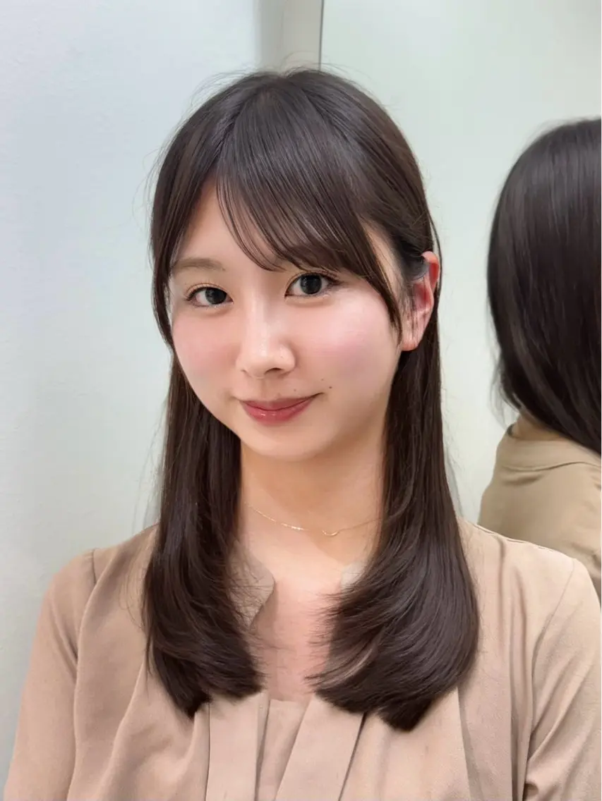ワンカールで可愛いロングレイヤーカット︎💕︎の写真